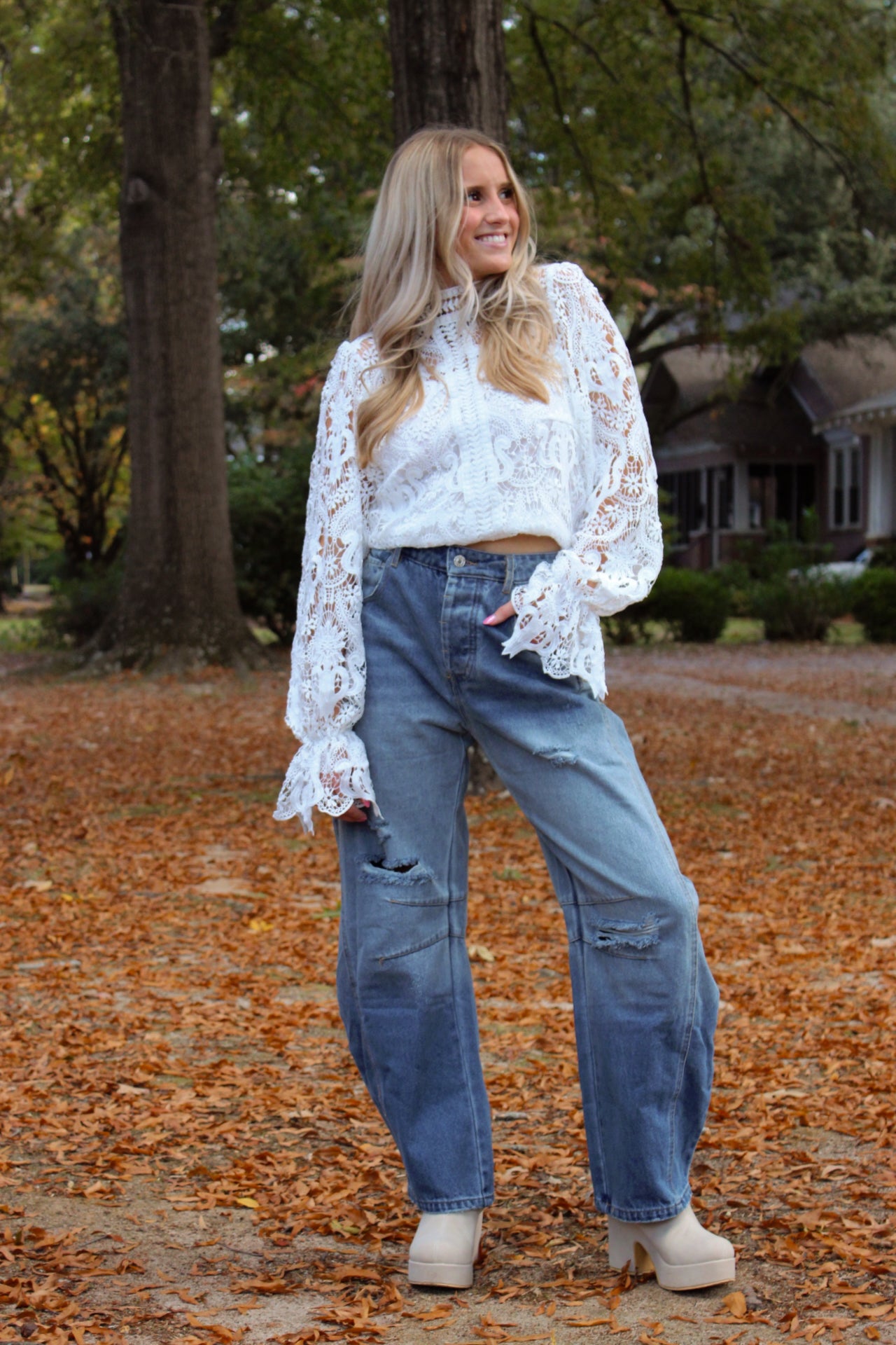 Dylan Lace Top