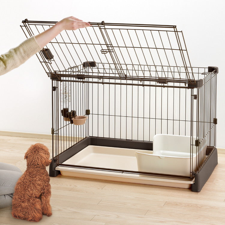 リッチェル サークル ケージ&屋根面 セット 120x60cm 高さ60cm 犬小屋