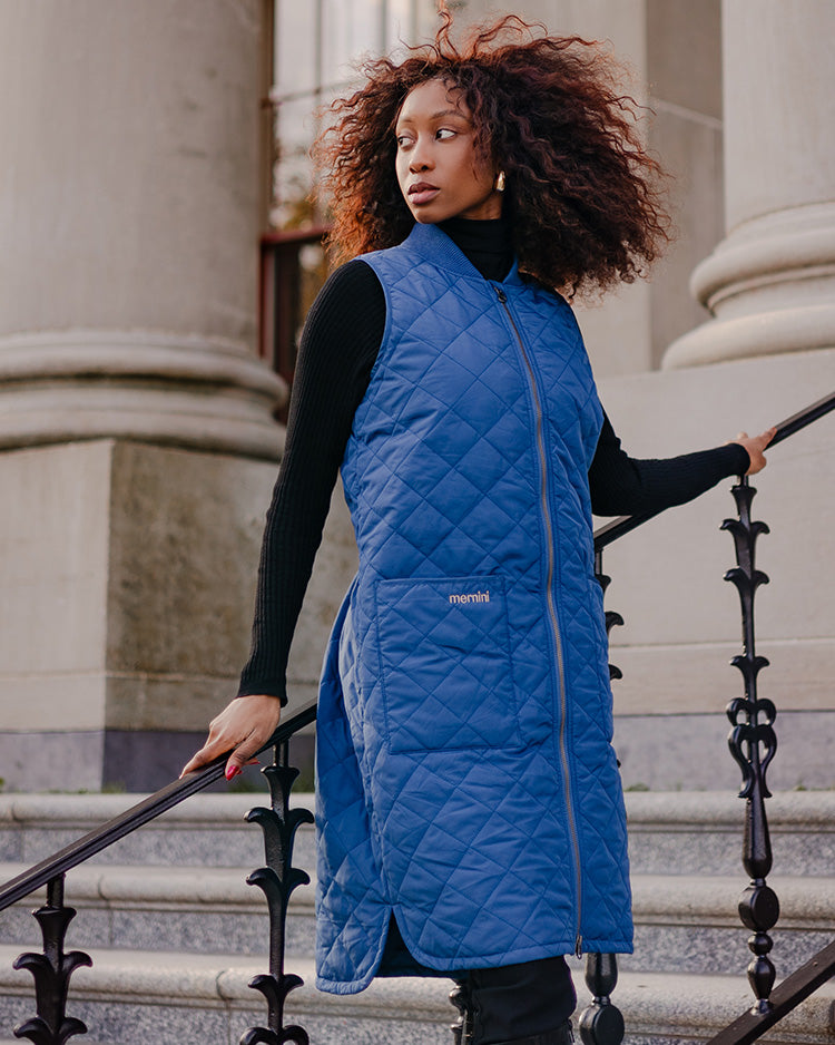Long Liner Vest - Mernini Raincoats – mernini