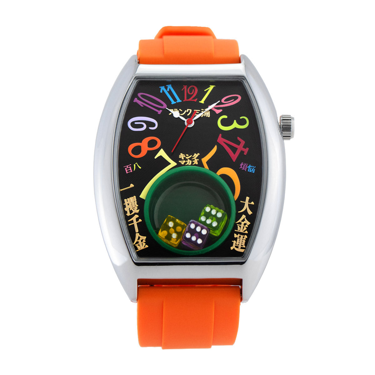 フランク三浦] 腕時計 キングマカオ Gamble Watch グレートオレンジ