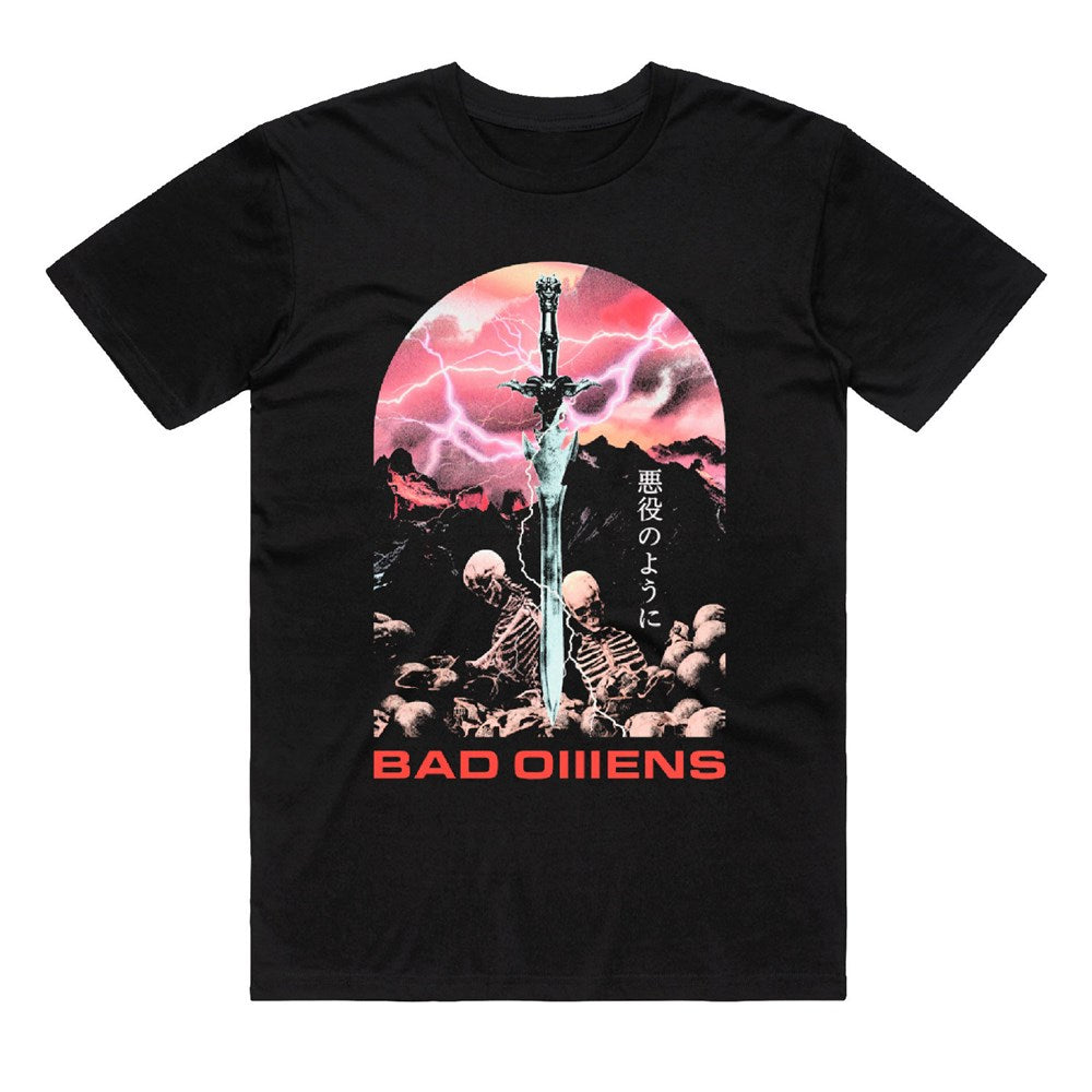 Bad Omens - Fantasy Sword - Black T-shirt – Official Merchandise Store