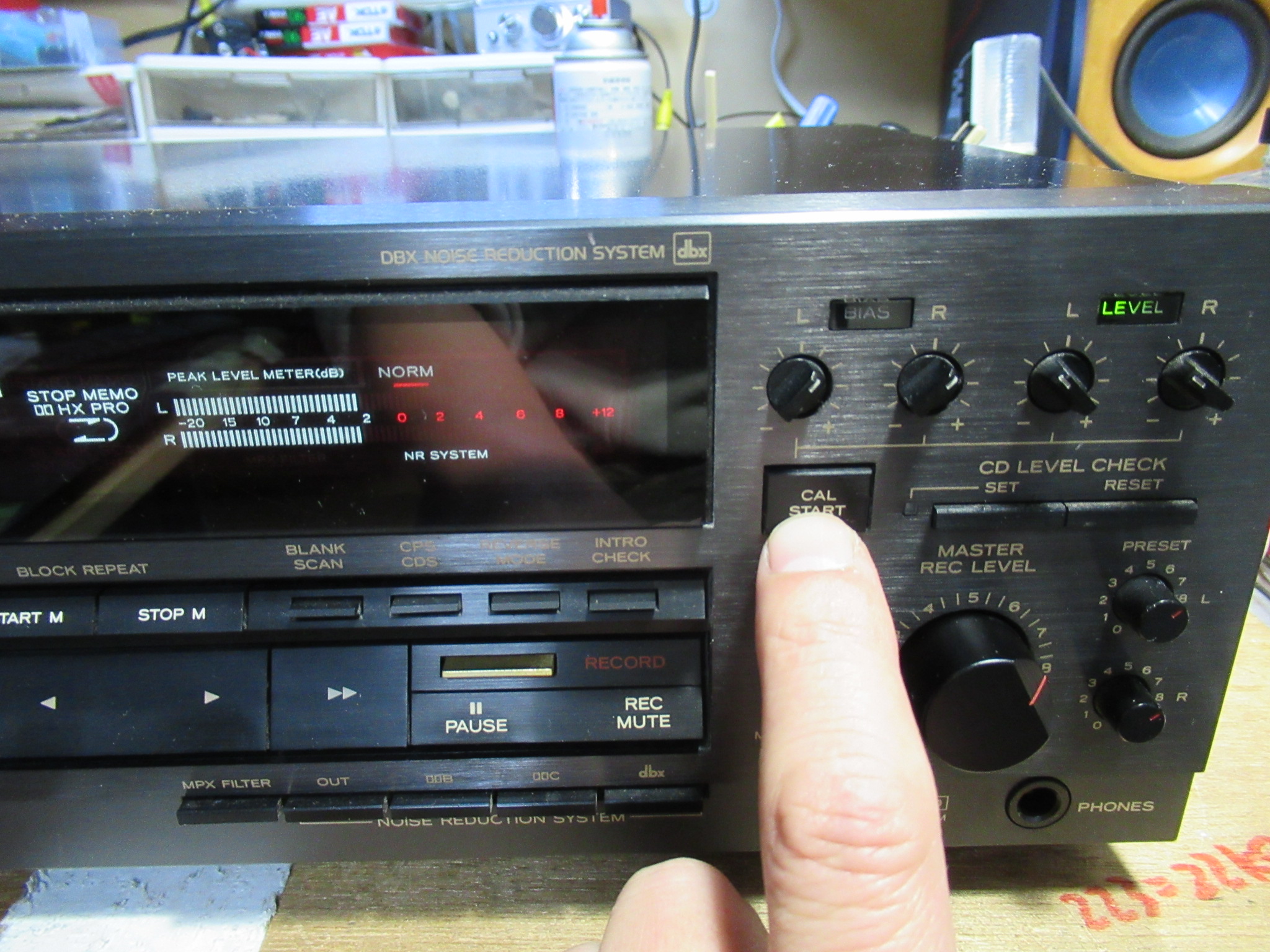 カセットデッキTEAC R-919X オートリバース 動くけどジャンク カセット