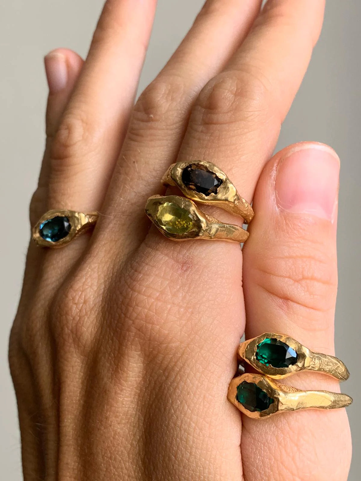 FARO GREEN RING BY SIMUERO - AGI STORE