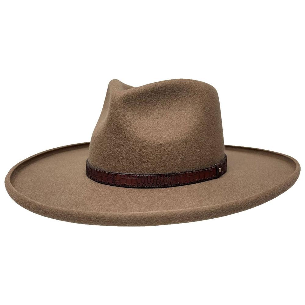 Hudson | Mens Pencil Rim Felt Fedora Hat – American Hat Makers