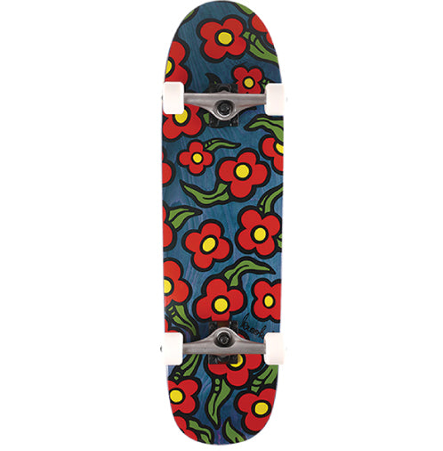 Krooked Wildstyle Flower Shaped Complete Skateboard 8.88