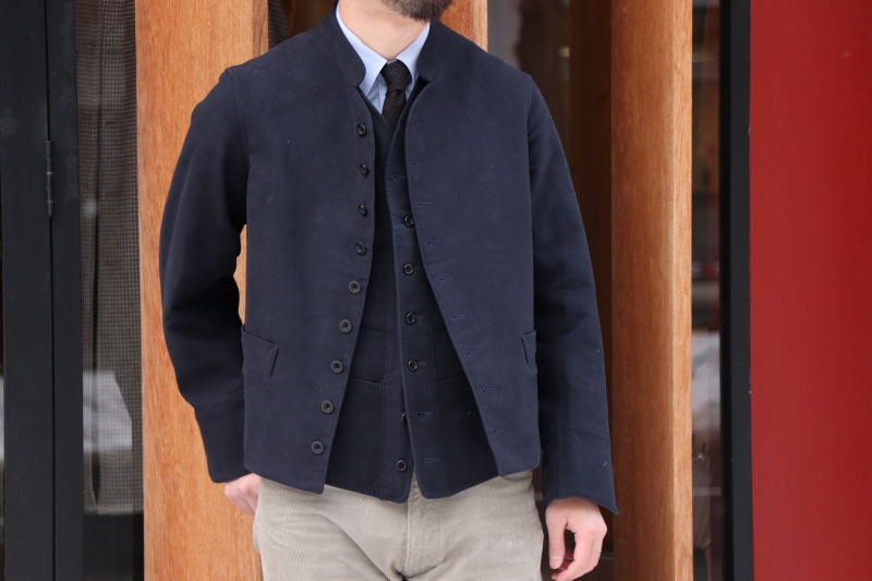 DOLMAN ENGLISH MOLESKIN “NAVY” | ANATOMICA SAPPORO アナトミカ札幌