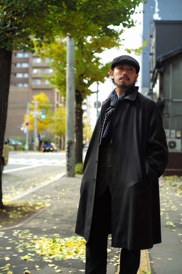 ANATOMICA / SINGLE RAGLAN COAT Ⅵ COVERT CLOTH | ANATOMICA SAPPORO