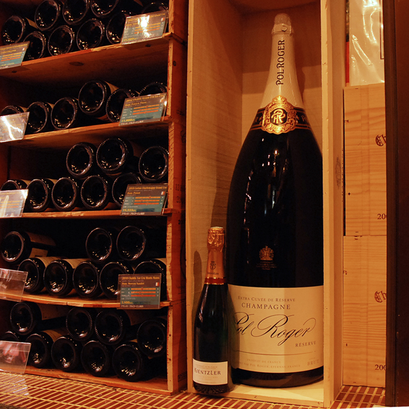 シャンパーニュのボトルサイズの名称 | Anyway Wine Blog - 世田谷区