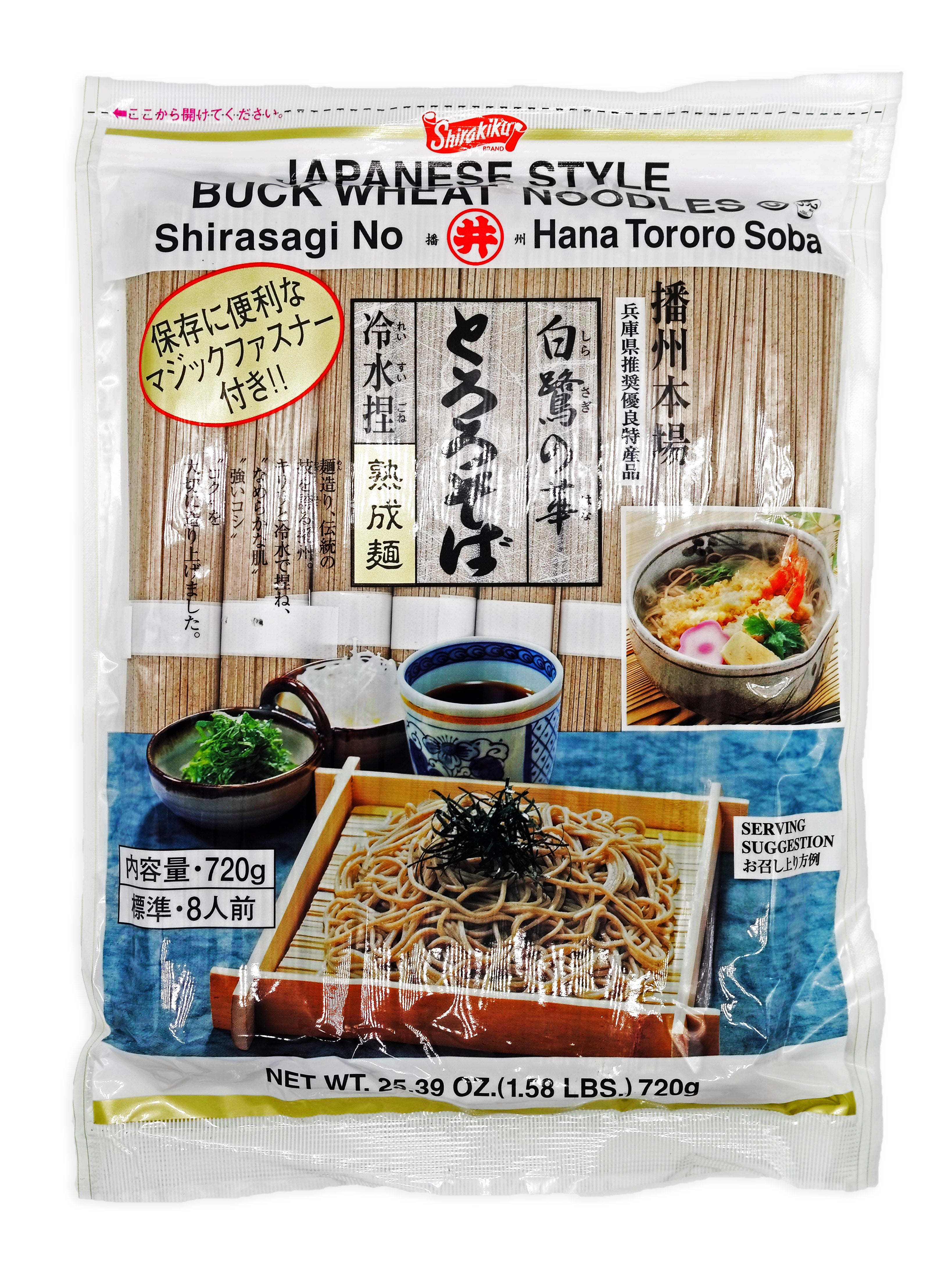 Shirakiku Japanese Style Buckwheat Noodles (Hana Tororo Soba