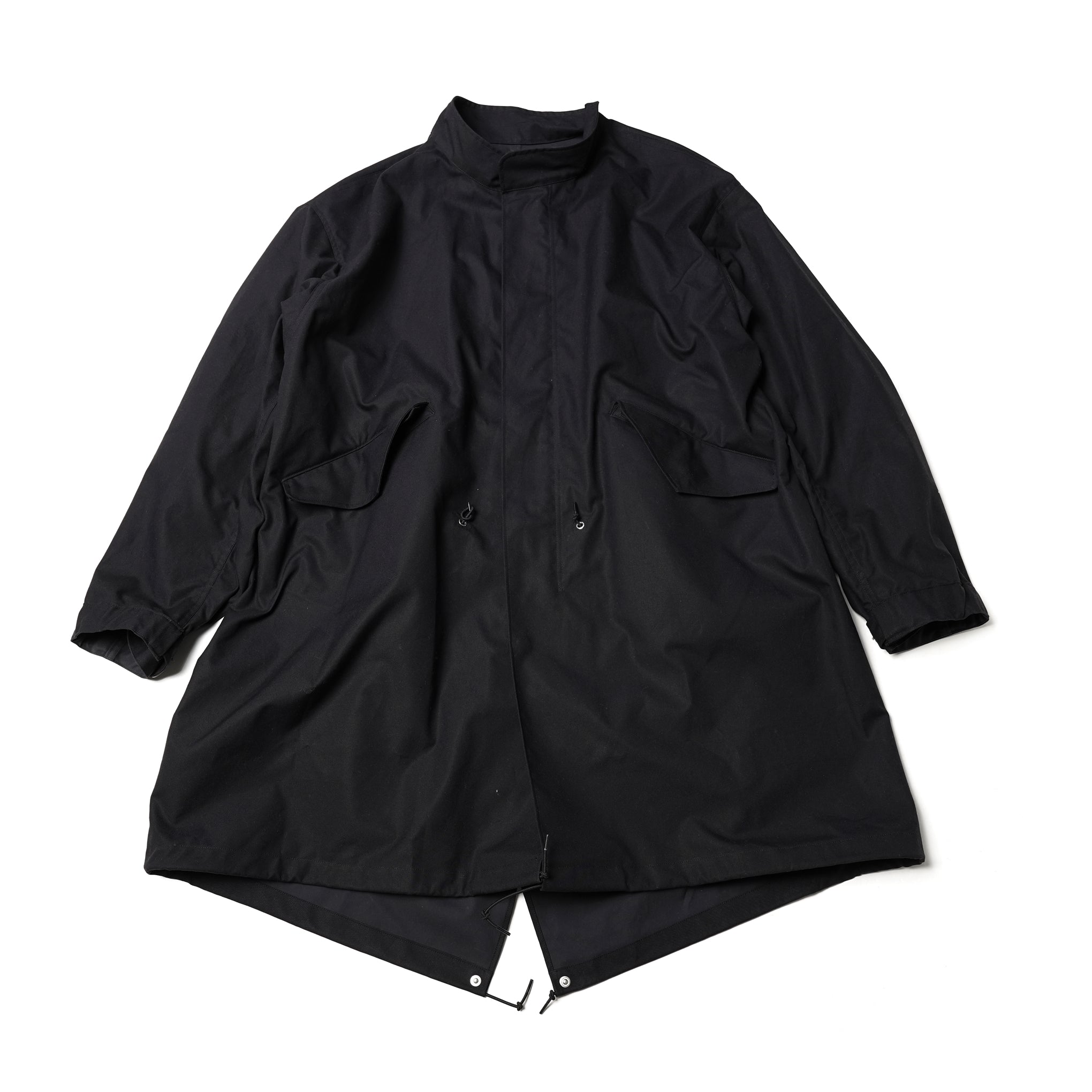 PH23FW-008 | P.H. M. BM S.WAX CLOTH MODS COAT | Color:Black