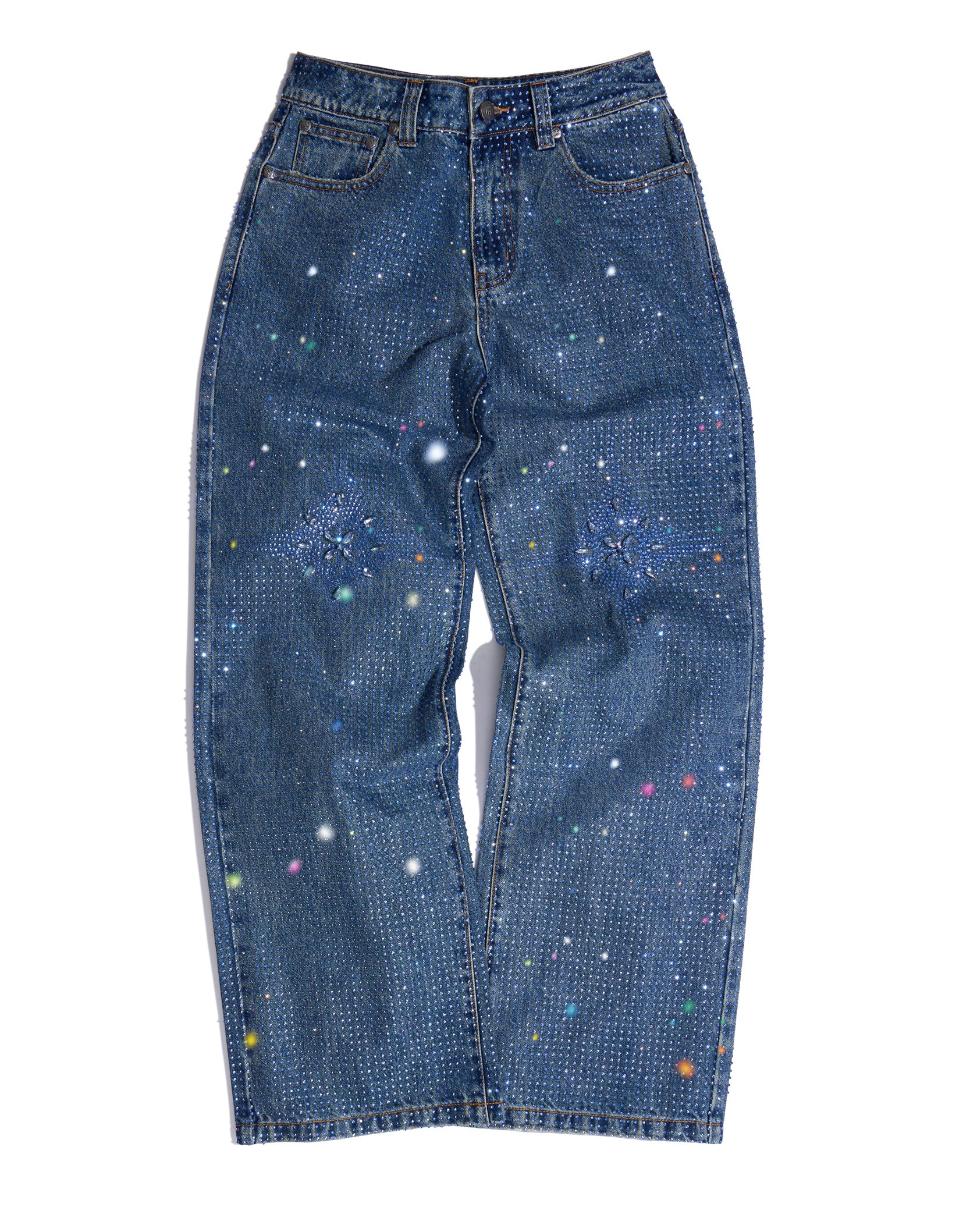 20K Stellar Diamond Pants Blue – Birth Of Royal Child