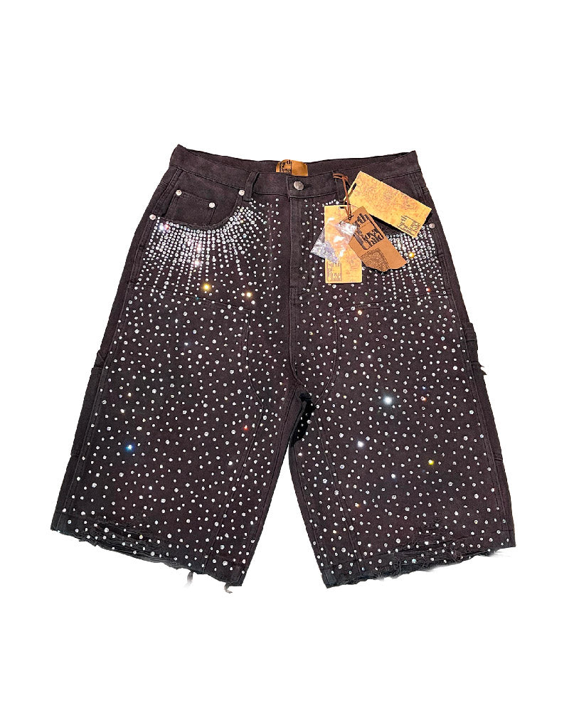 20k Diamond Shorts Black – Birth Of Royal Child