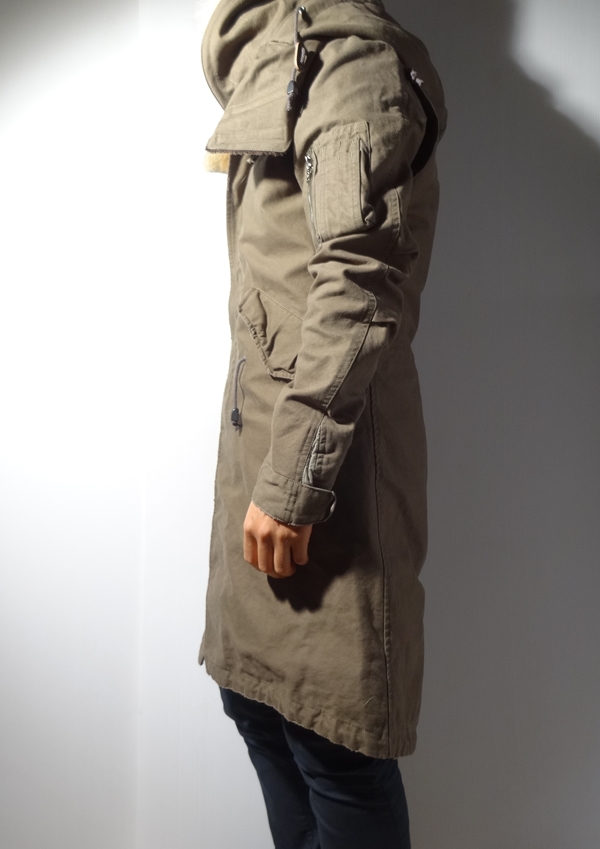 wjk M-52 destroy cotton twill モッズコート 黒 wjk M52 – destroy cotton twill 1130 ct01 < モッズコート > | wjk