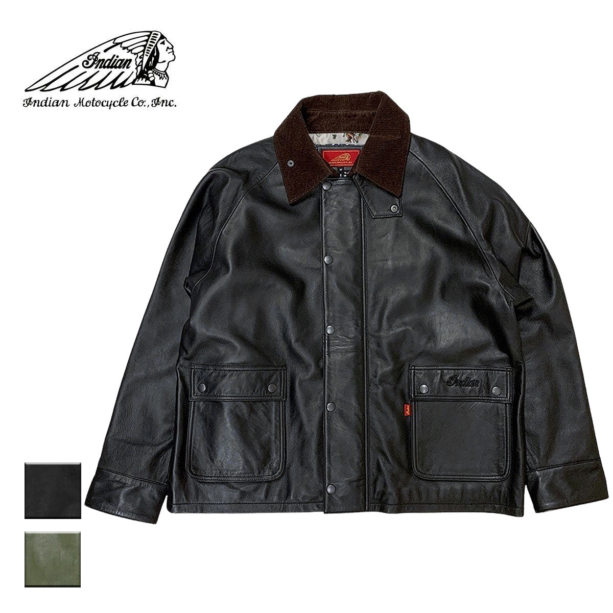 Indian インディアン Sheepskin Riding Jacket – Blueism