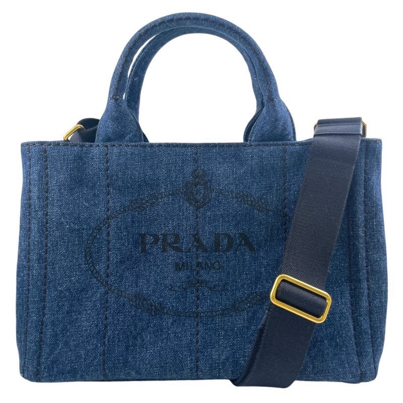 PRADA】プラダ カナパ B2439G ハンドバッグ レディース 2WAY デニム