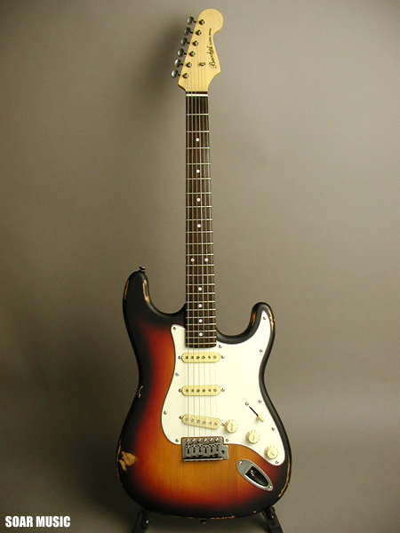 Bacchus バッカス BST-50RE ストラトタイプ レリック加工 BST-50RE BLK