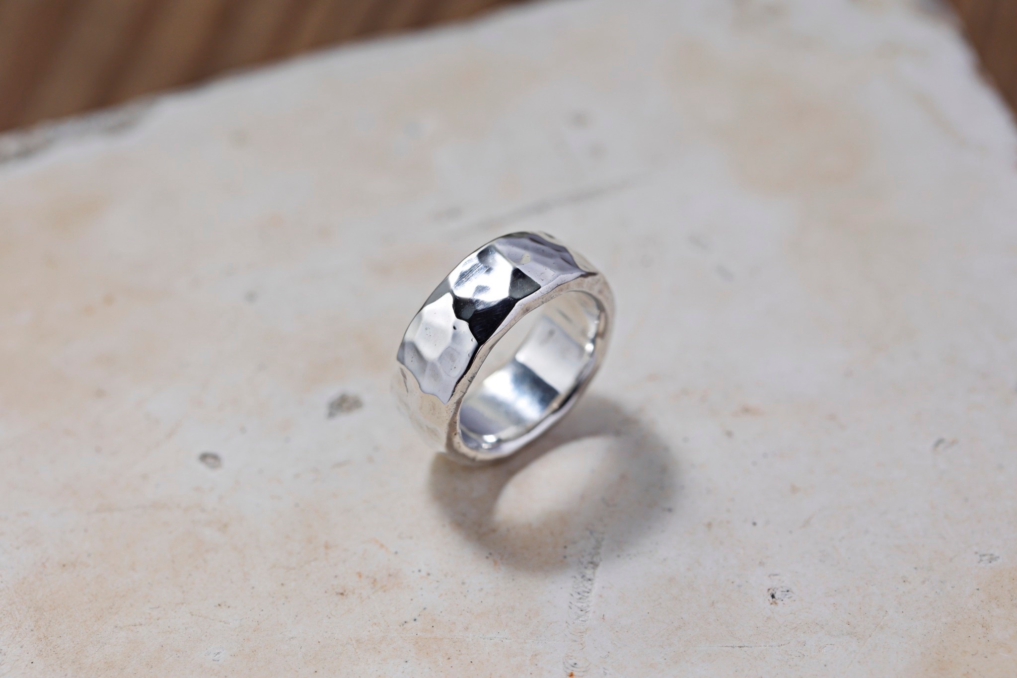 市松 silver ring | Belluria