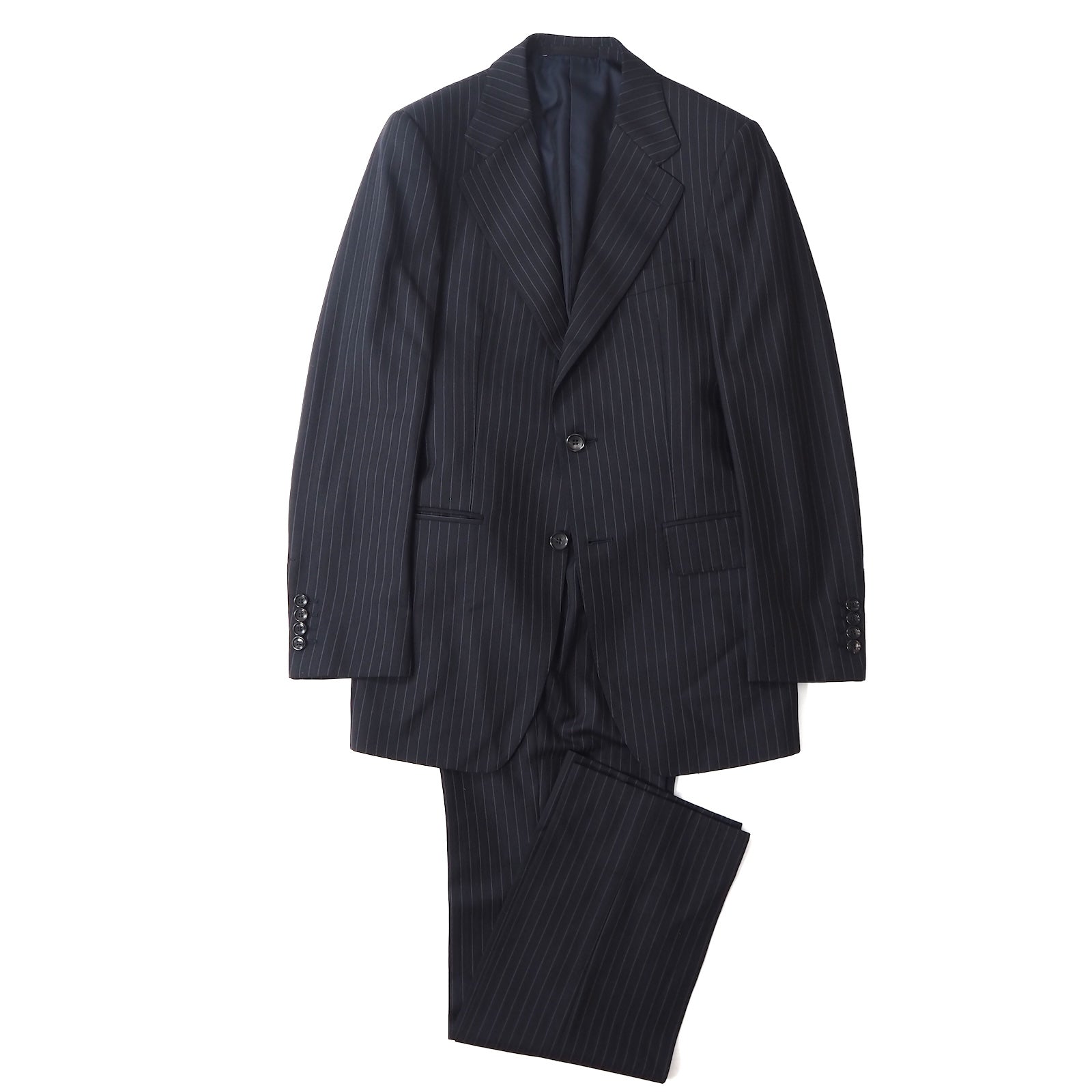 グッチ GUCCI トムフォード期 ウール スーツ セットアップ 44 ブラック