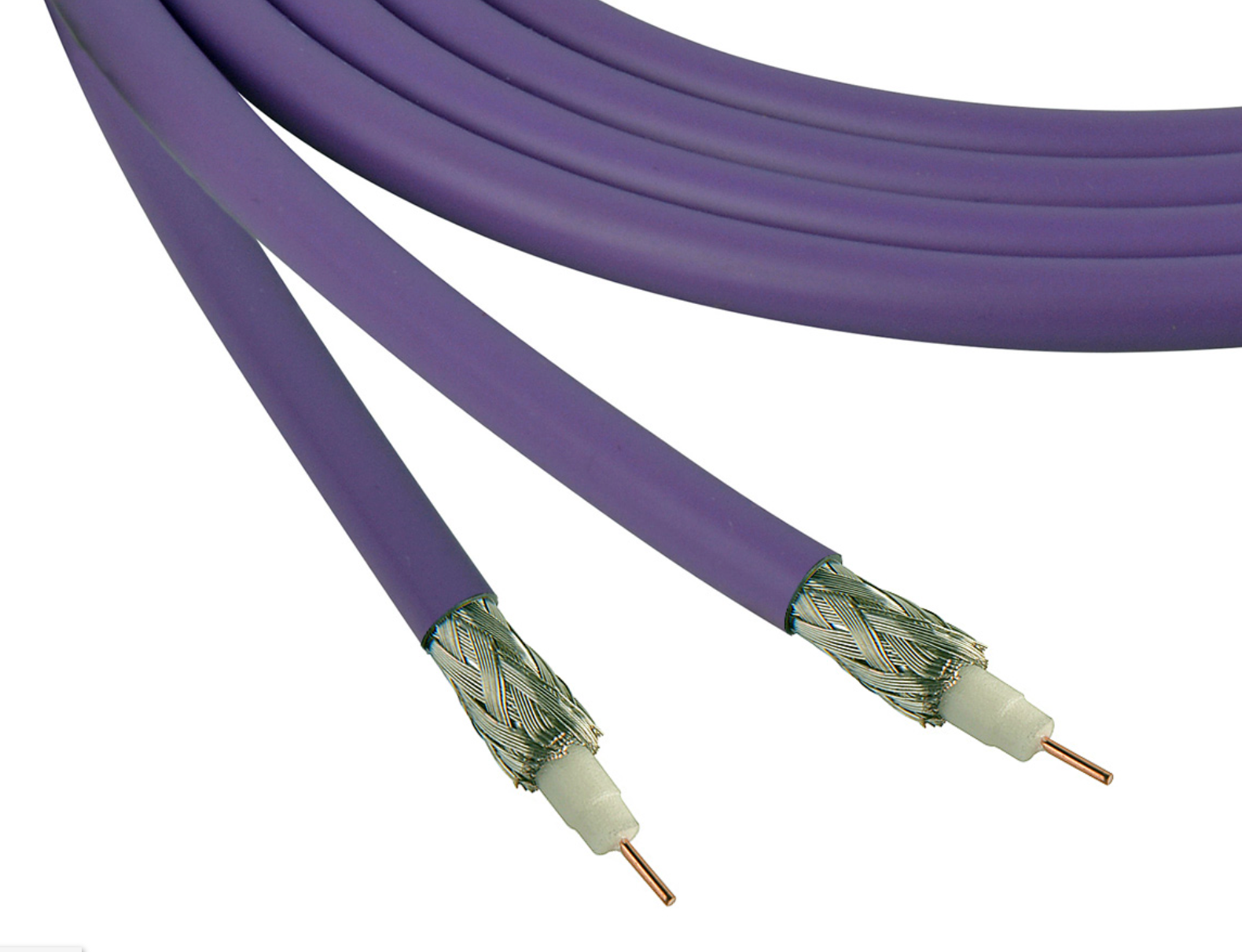 Belden 4855P Plenum 12G-SDI 4K UHD Violet Coax Cable - 23 AWG