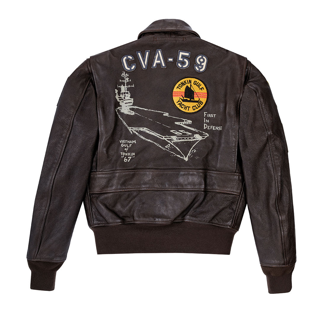 USS Forrestal Jacket | Vietnam War Bomber Pilot Jacket