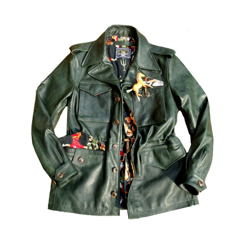 Men's M43 Field Leather Jacket – Crush on Retro