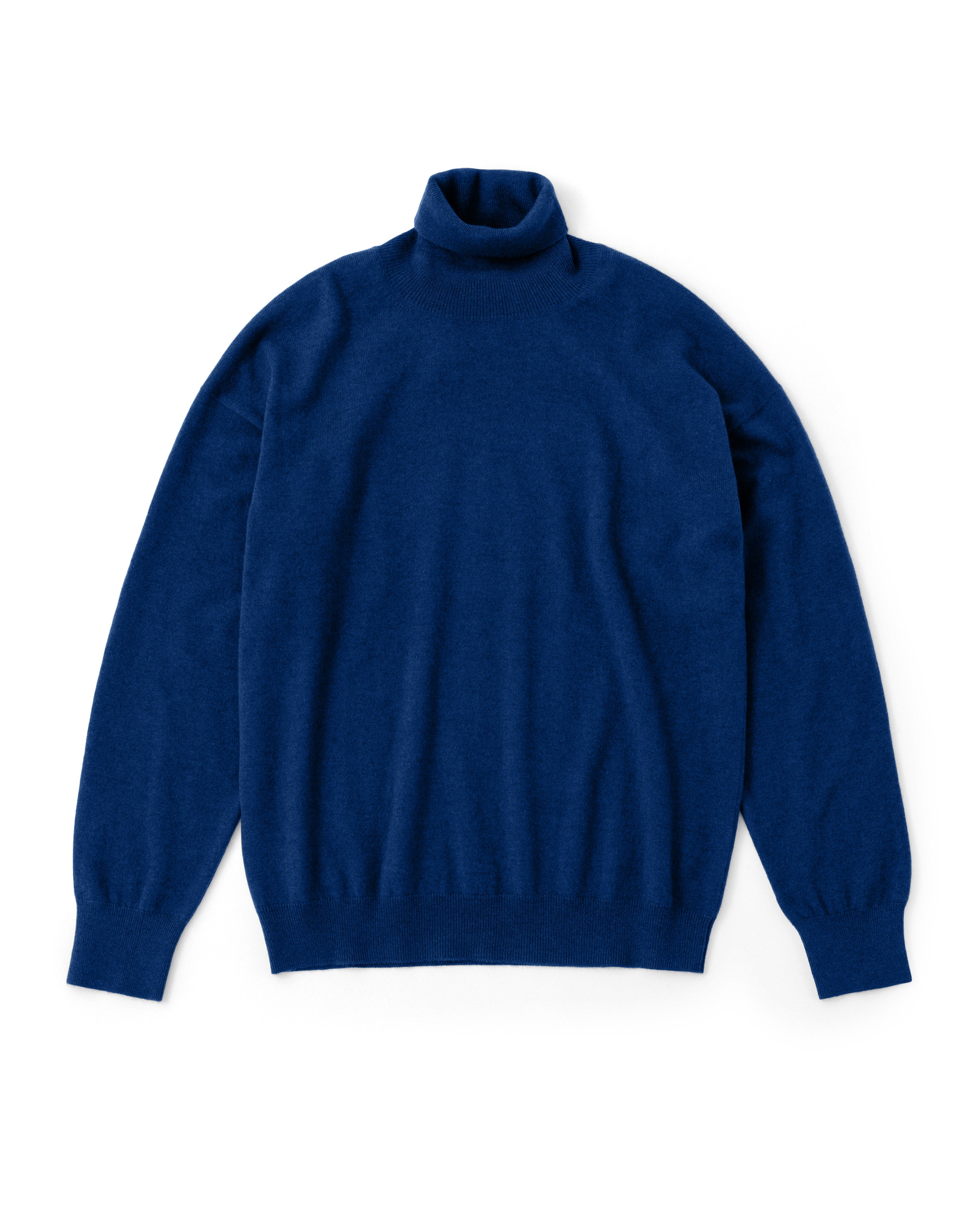 モンゴリアンカシミヤ タートルネック, Royal Blue – cash & barba