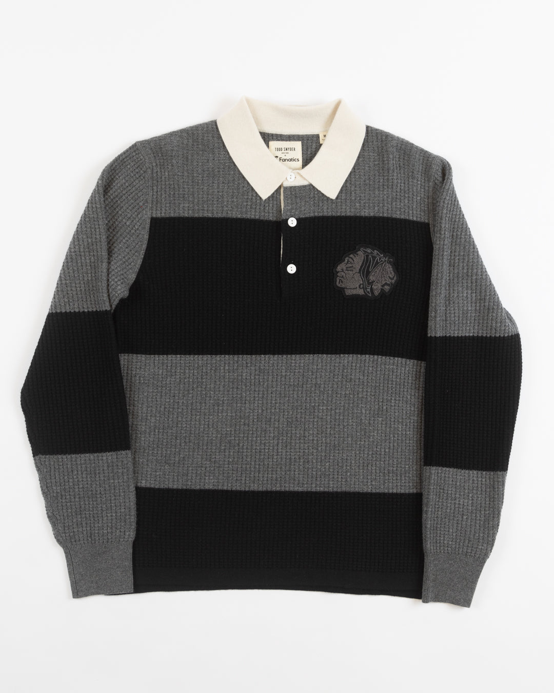 Todd Snyder x Chicago Blackhawks Cashmere Rugby Polo Sweater – CBH