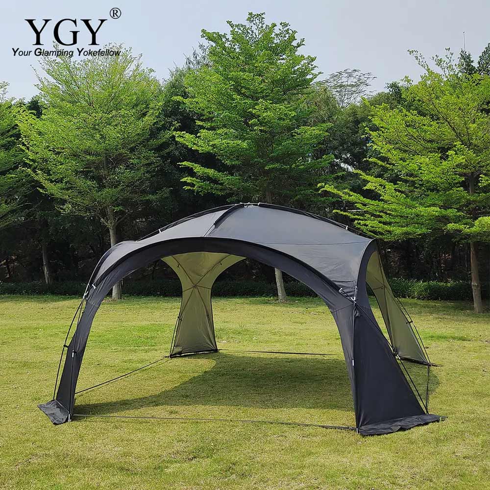 YGY ドームキャノピーテント 8-10人用 大型シェルター 連結可能 UPF50