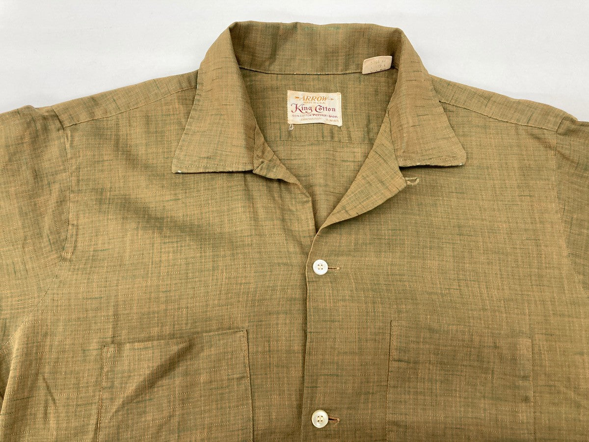アロー ARROW 60's 70's King Cotton ヴィンテージ オープンカラー