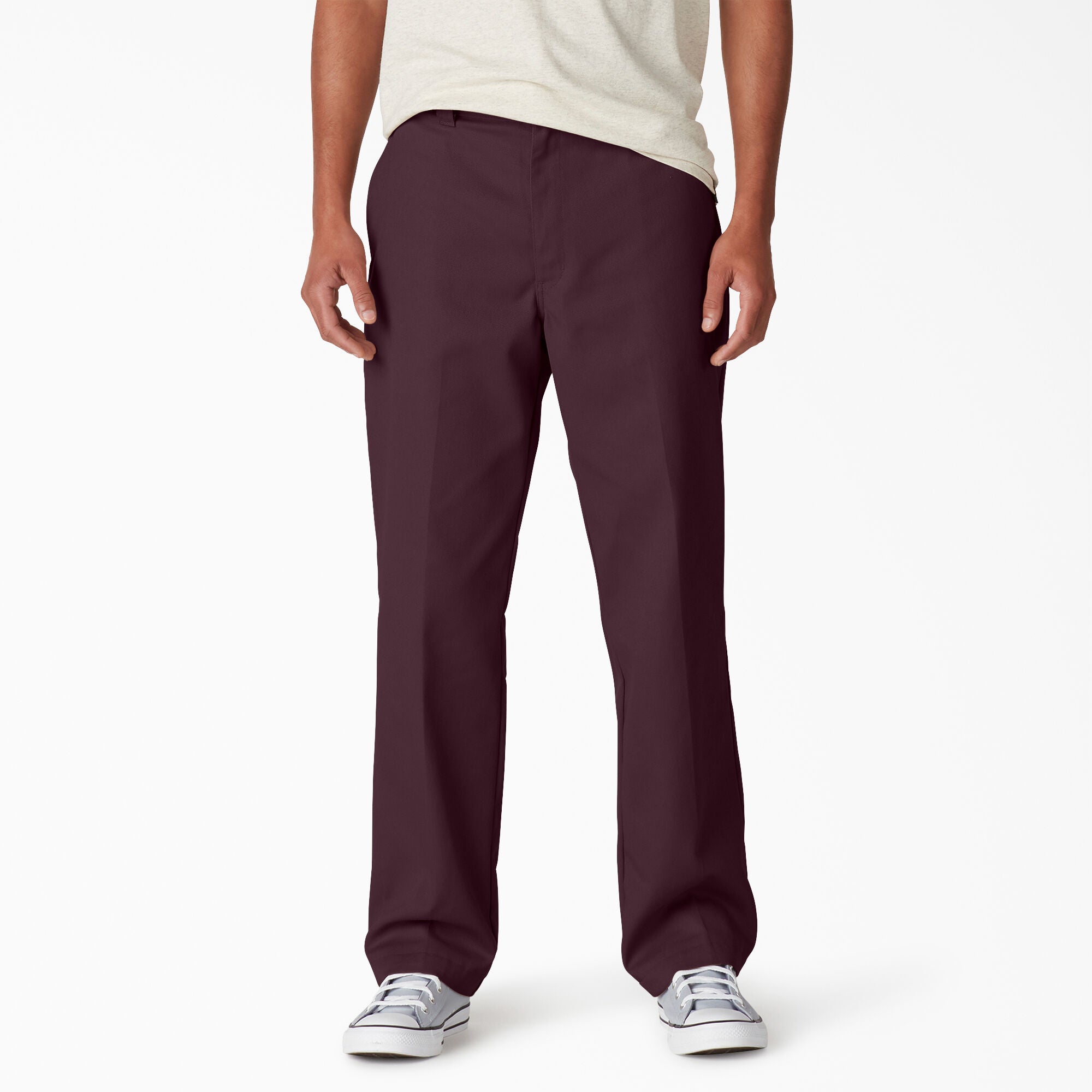 Dickies Skateboarding Regular Fit Twill Pant - Maroon
