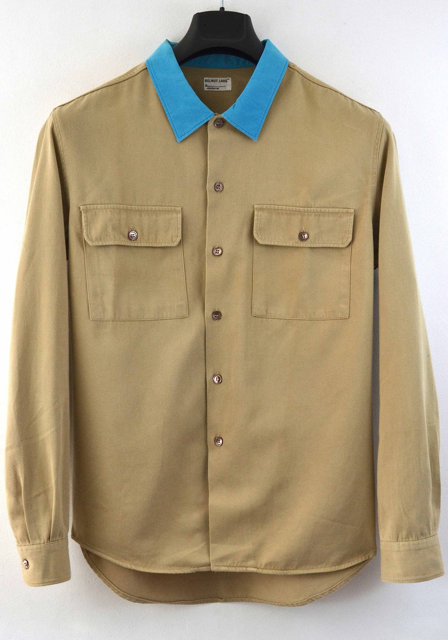 Helmut Lang 1997 Workwear Shirt with Contrasting Collar – ENDYMA