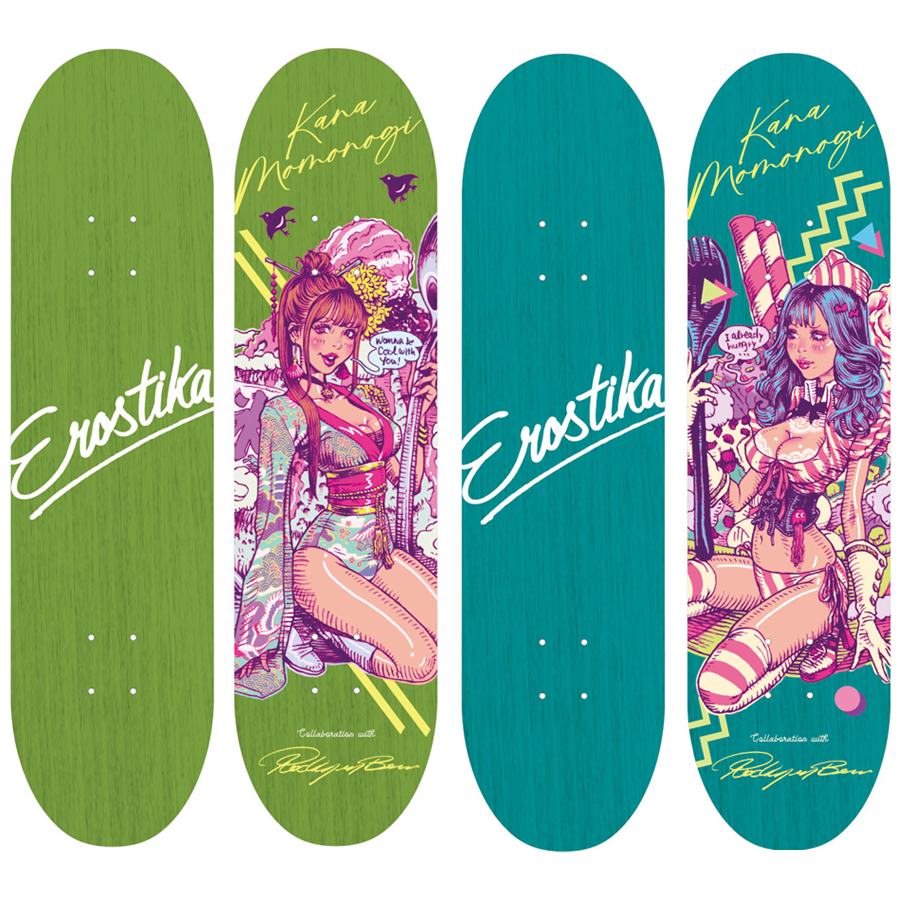 Kana Momonogi x Rockin'Jelly Bean” Skate Deck – EROSTIKA