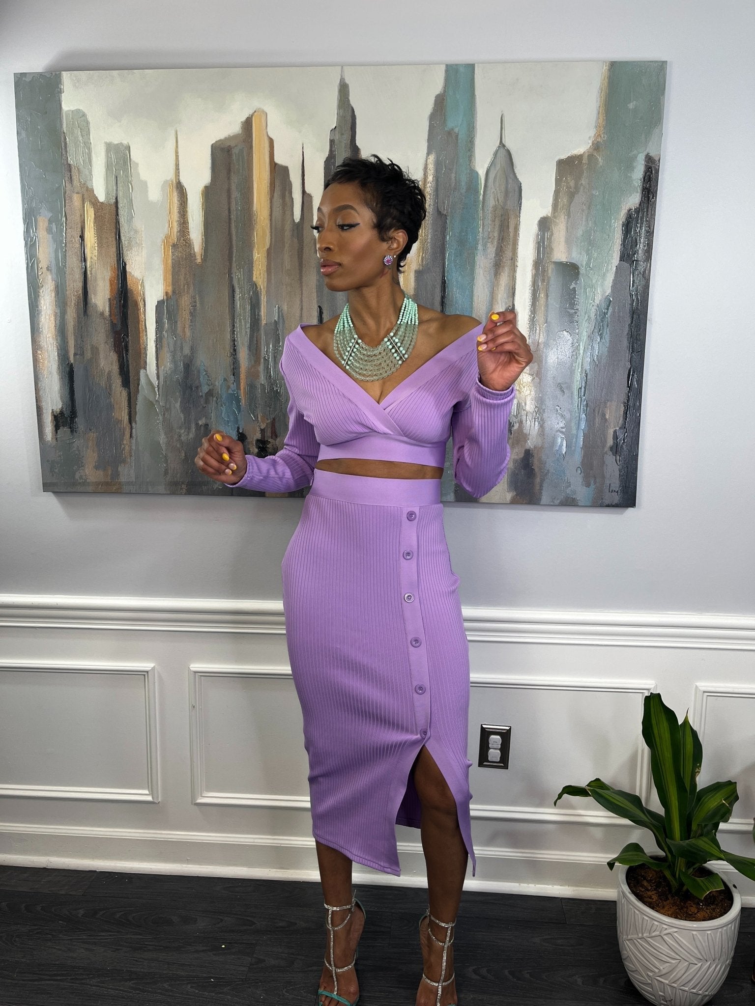 Lavender Two Piece Set – GlassHouse Chic