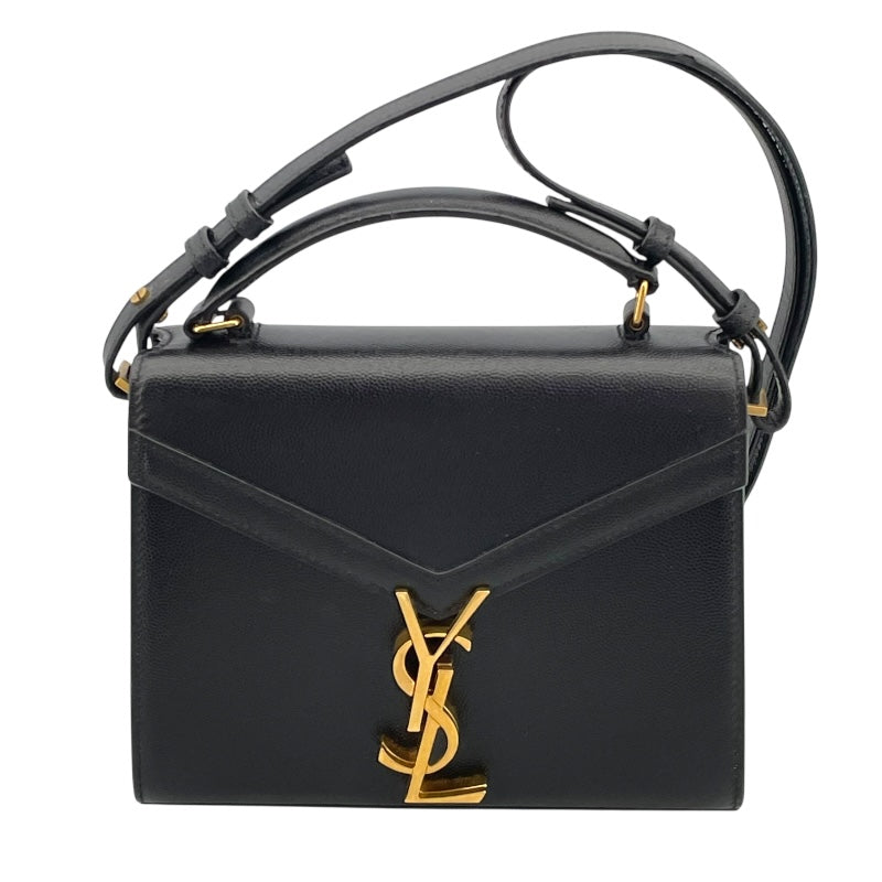 サンローラン SAINT LAURENT カサンドラ トップ ハンドバッグ ブラック