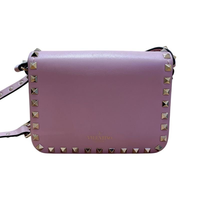 ヴァレンティノ VALENTINO ロックスタッズ ショルダーバッグ ピンク