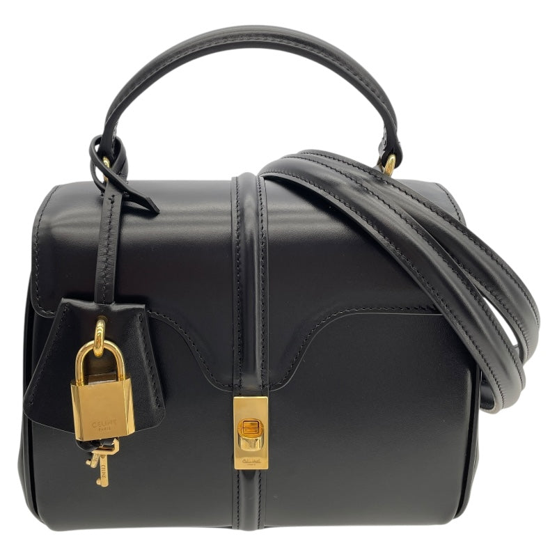 セリーヌ CELINE セーズ ミニ 197983 ブラック レザー レディース