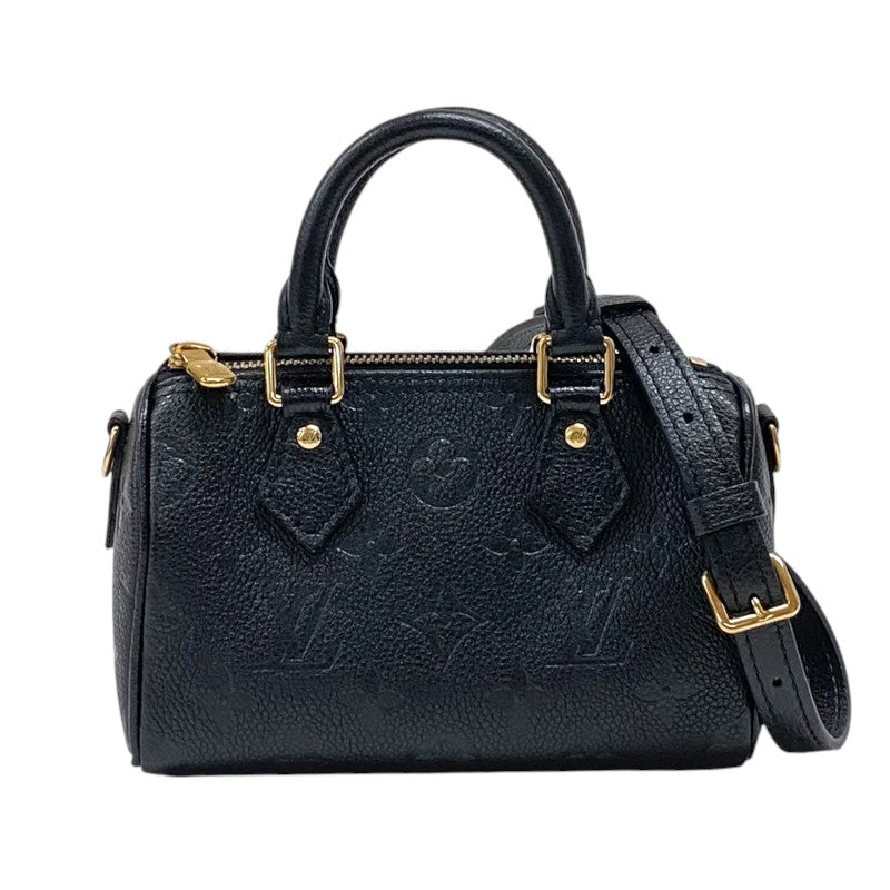 ルイ・ヴィトン LOUIS VUITTON ナノ・スピーディ M82450 ノワール