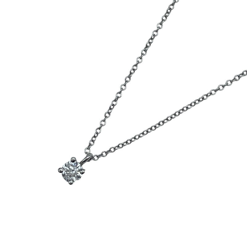 ティファニー TIFFANY＆CO ソリティアネックレス プラチナ Pt950