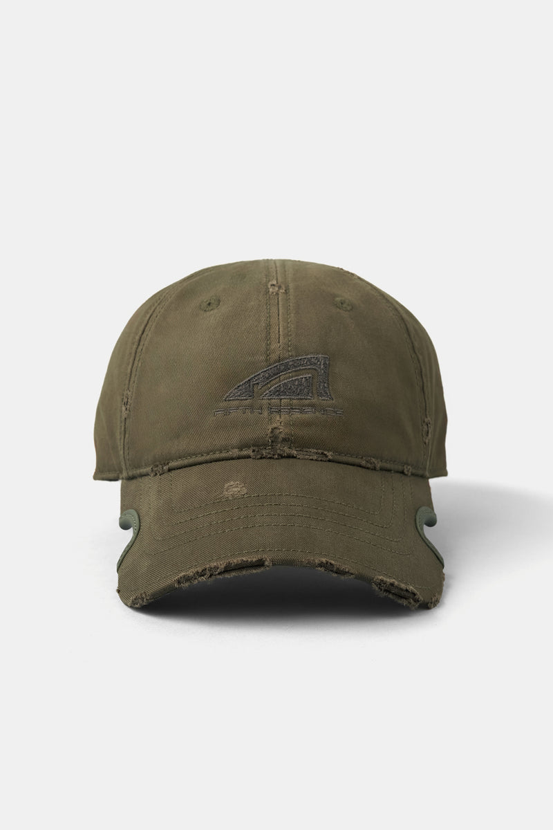 Distressed Notch Cap / Faded O.D ノッチ カーキ キャップ FIFTH