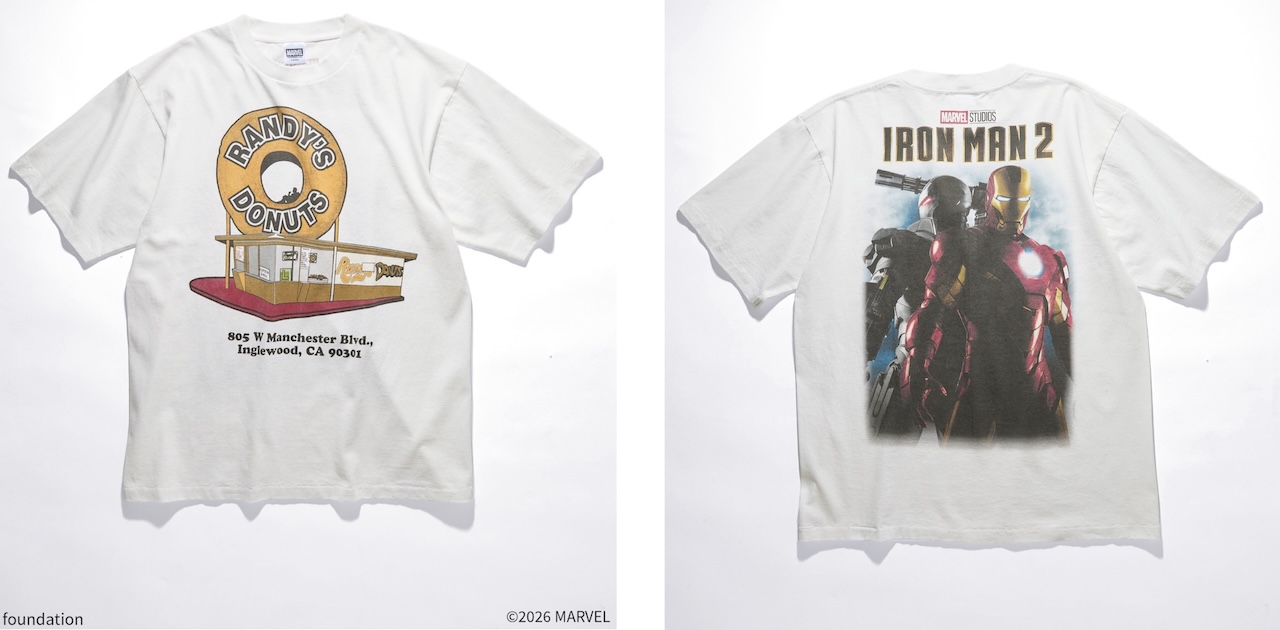 アイアンマン × ランディードーナツのスウェットとTシャツが販売開始