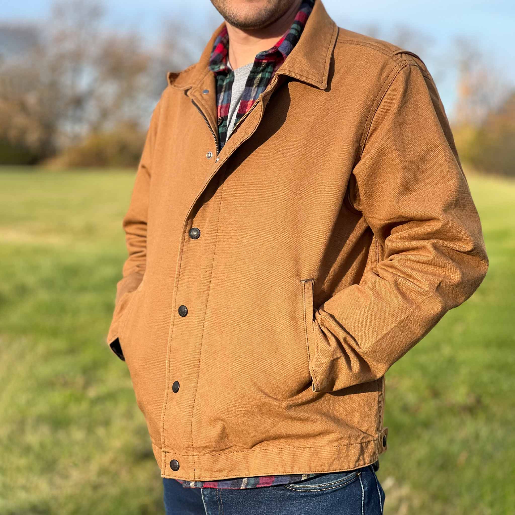 Men's Canvas Work Jacket | Gusset Brand – Diamond Gusset
