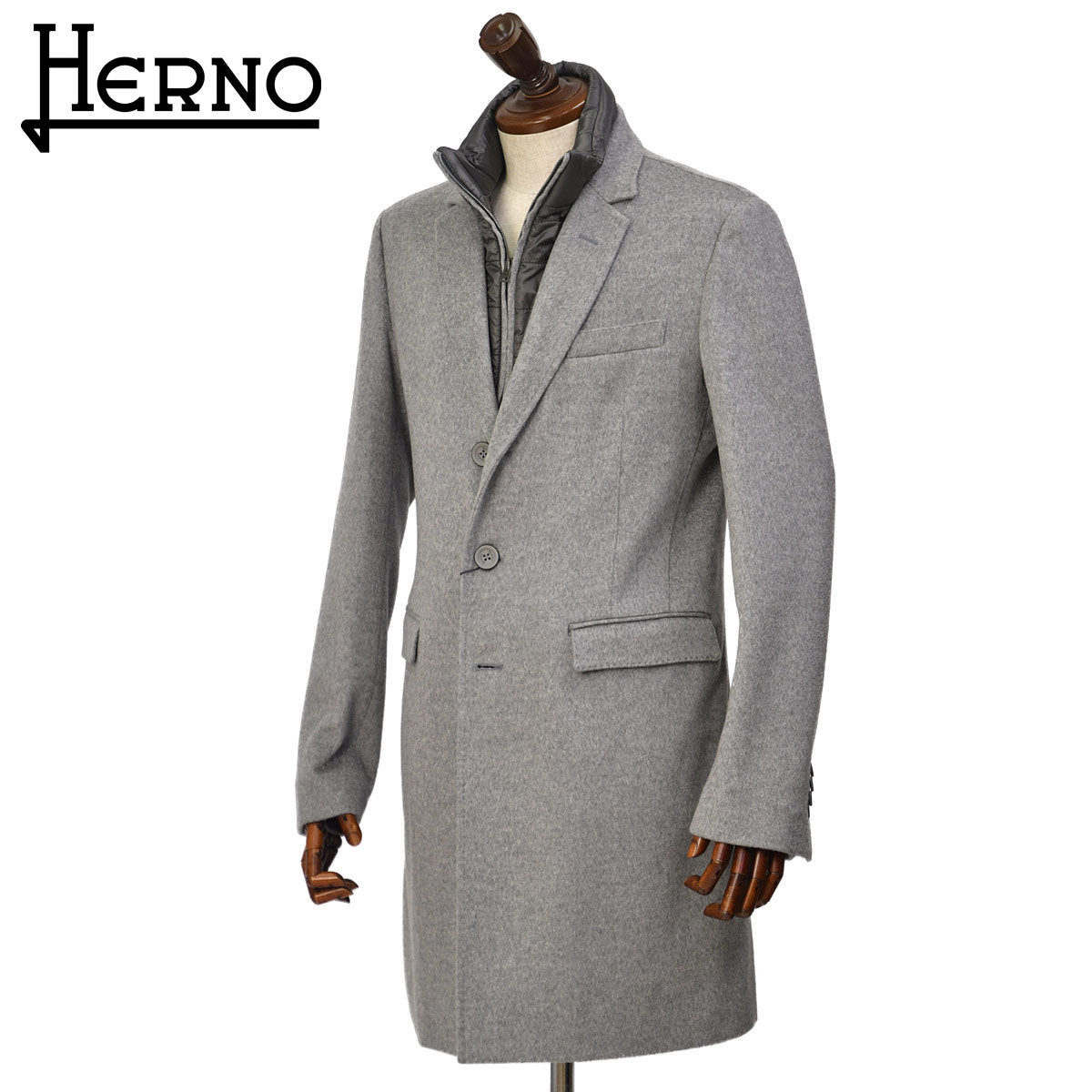 size46,48】HERNO【ヘルノ】チェスターコート CA0091U 38020+12020/C/O