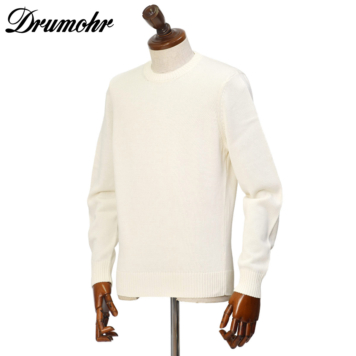 Drumohr【ドルモア】クルーネックニット D8Z103 D13 120 コットン 8G