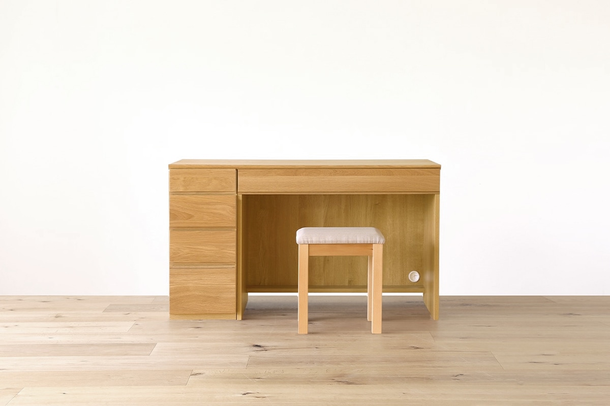 ASTER DESK SET3 120天板 + 30チェスト + 90デスク ※スツール別売 オーク/