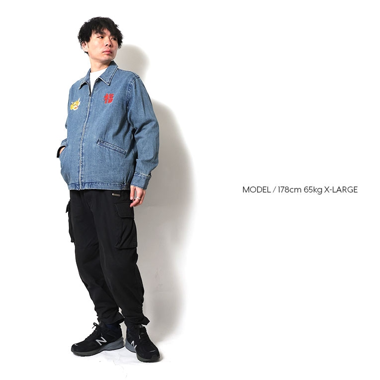 HOUSTON / ヒューストン 51479 DENIM VIETNAM JACKET (TIGER) / デニム