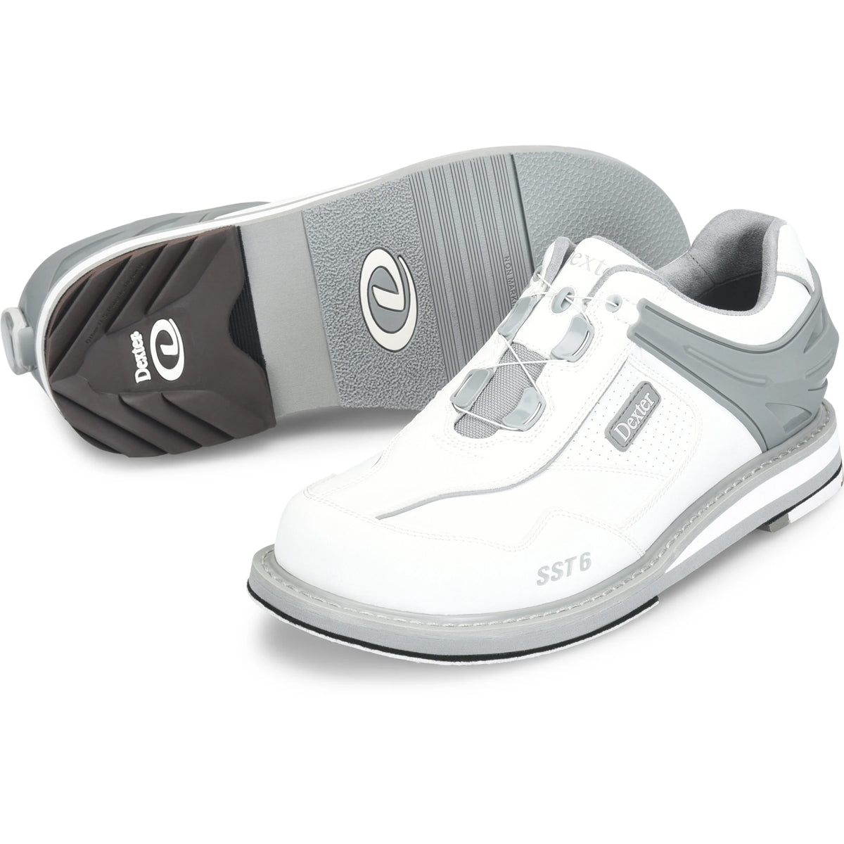 Mens Dexter SST 6 Hybrid BOA - White/Grey - Right Hand - Medium Width