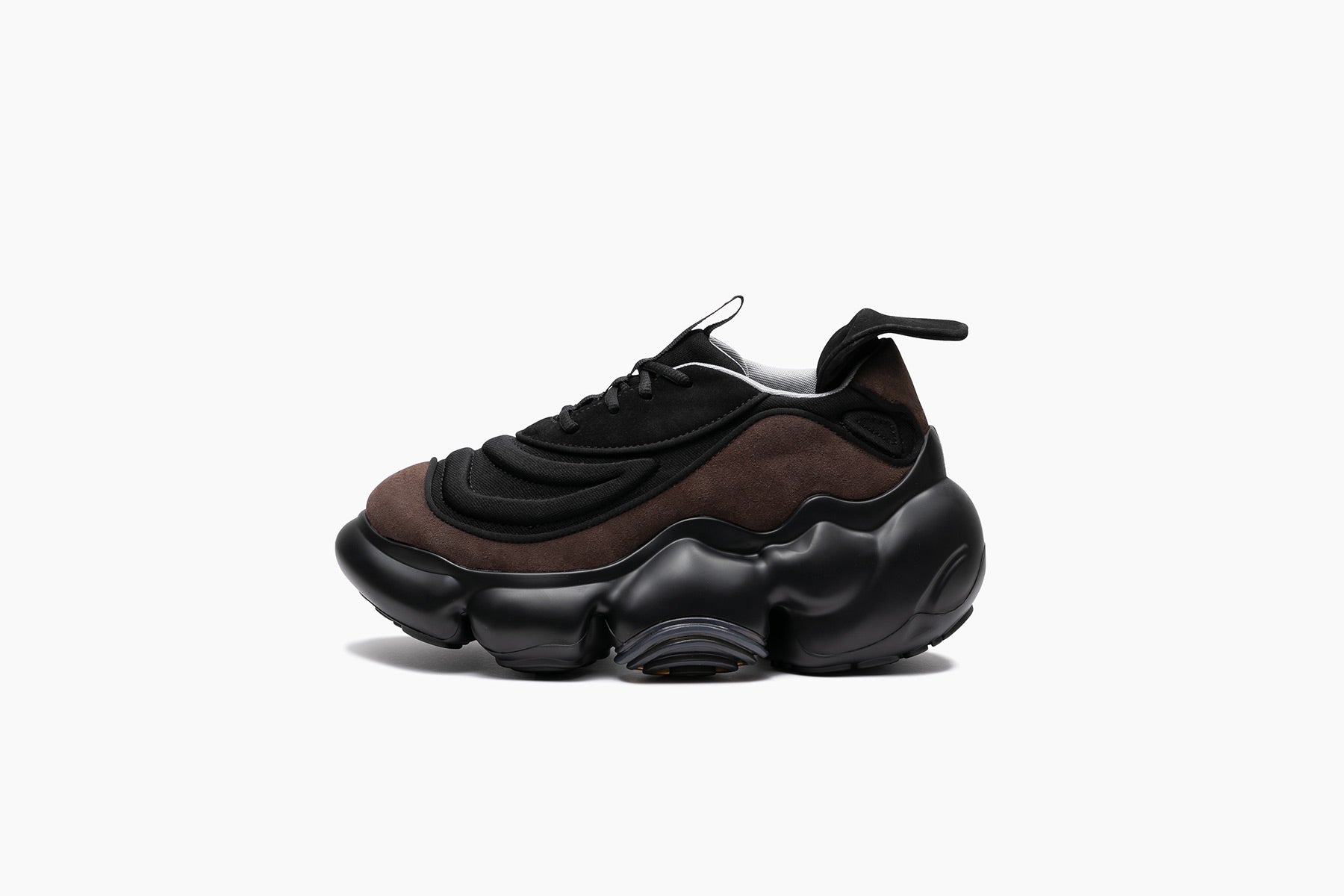MOOPIE NAZCA LACE - BLACK BROWN / BLACK SOLID MATTE (ムーピー