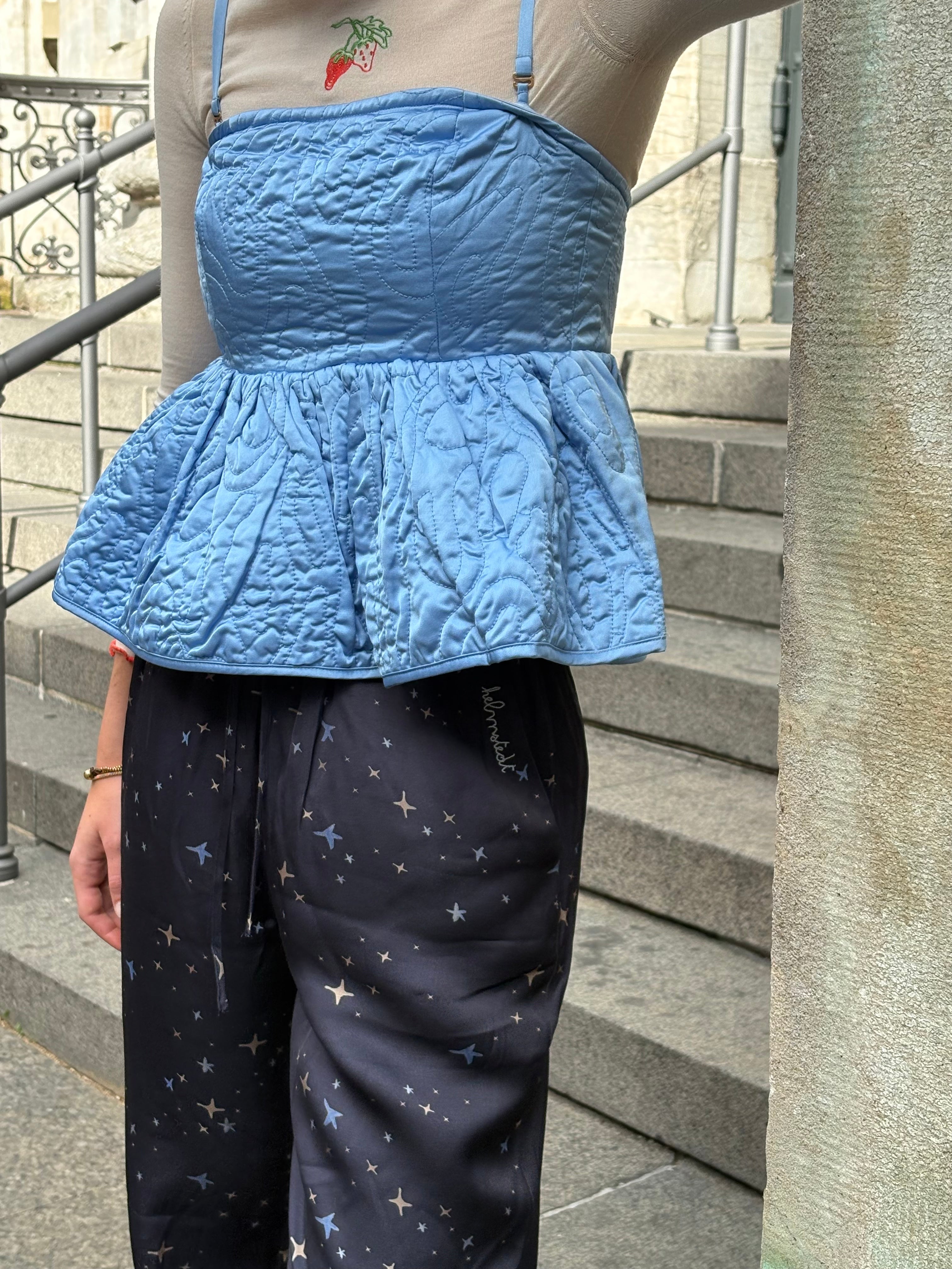 EMILIE TOP - Bel Air Blue – Helmstedt
