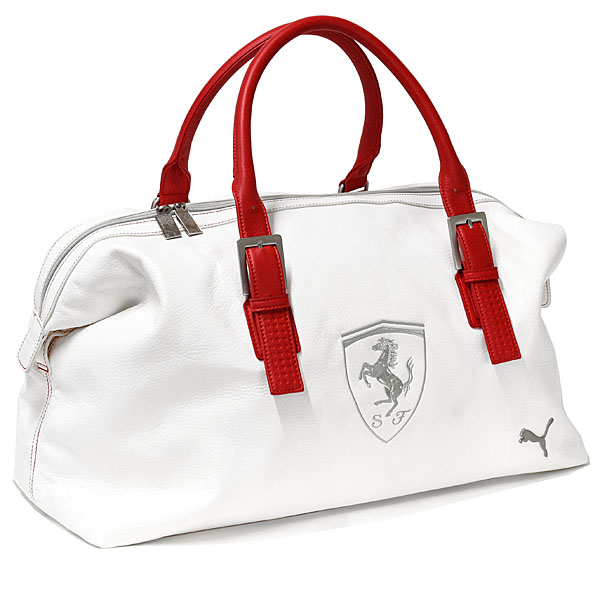 Ferrari純正ボストンバッグ(ホワイト) by PUMA : イタリア自動車雑貨店