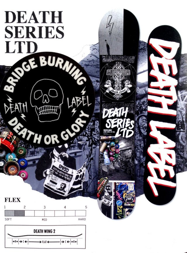 デスレーベル（DEATH LABEL）【DEATH SERIES LTD】 13-14 スノーボード